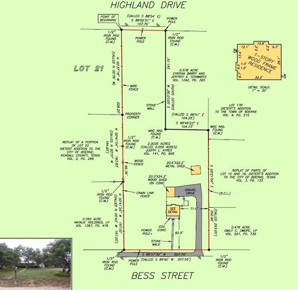 116 Bess St, Boerne, TX à vendre - Plan cadastral – Image 2 sur 42