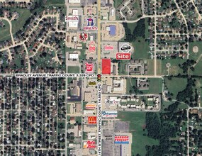 2301 N 14th St, Ponca City, OK - Vue aérienne vue de carte - Image1