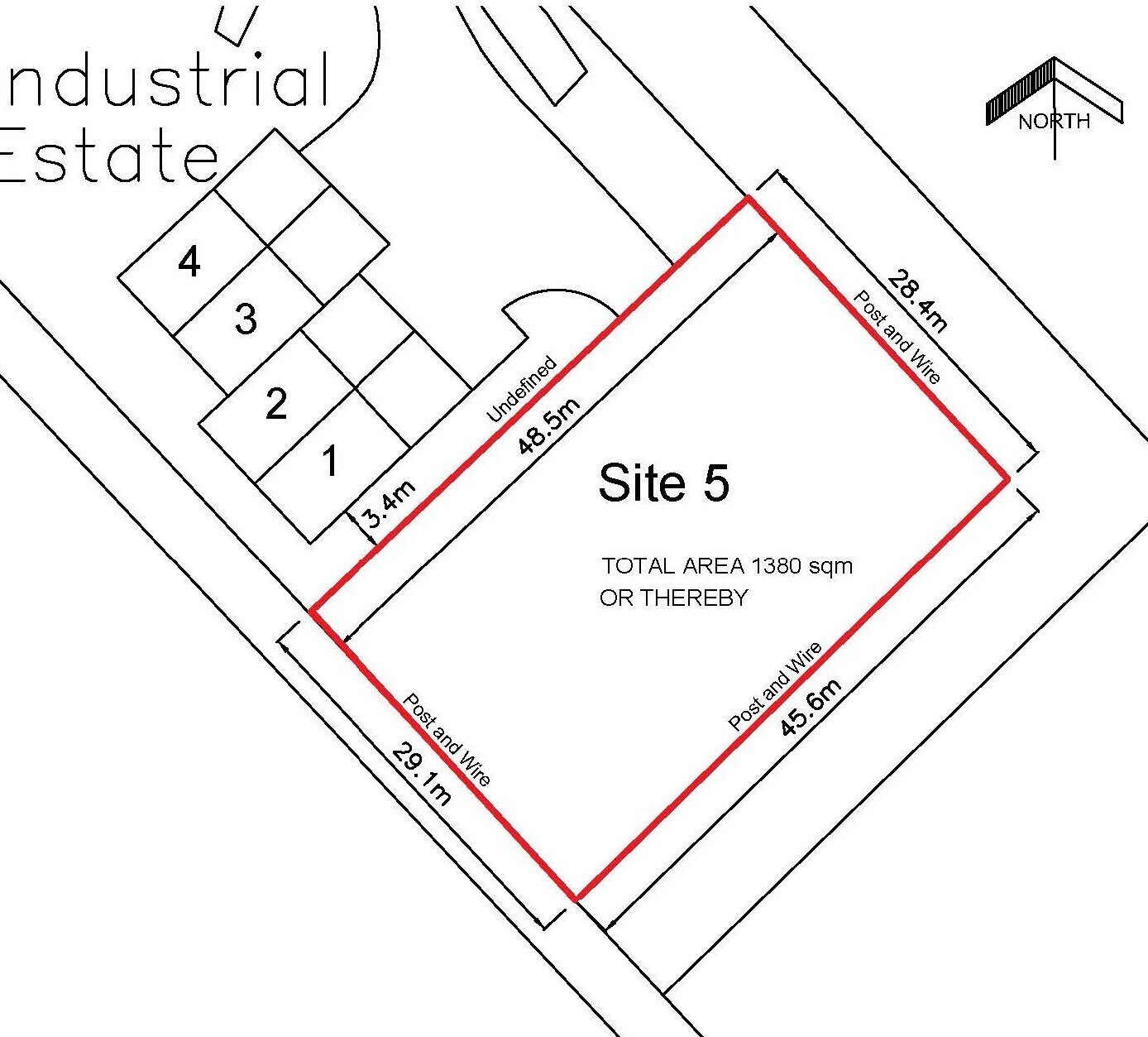 Balintore Industrial Estate, Balintore à louer Plan de site– Image 1 sur 2