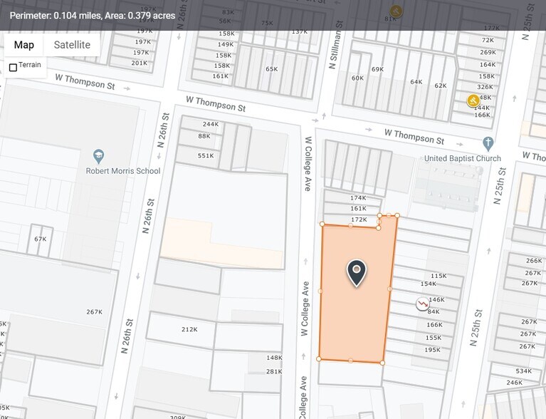 1237-1245 W College Ave, Philadelphia, PA à vendre - Plan cadastral – Image 2 sur 16
