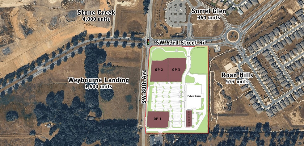 SW 80th Ave & SW 63rd St Rd, Ocala, FL à louer - Plan de site – Image 1 sur 2