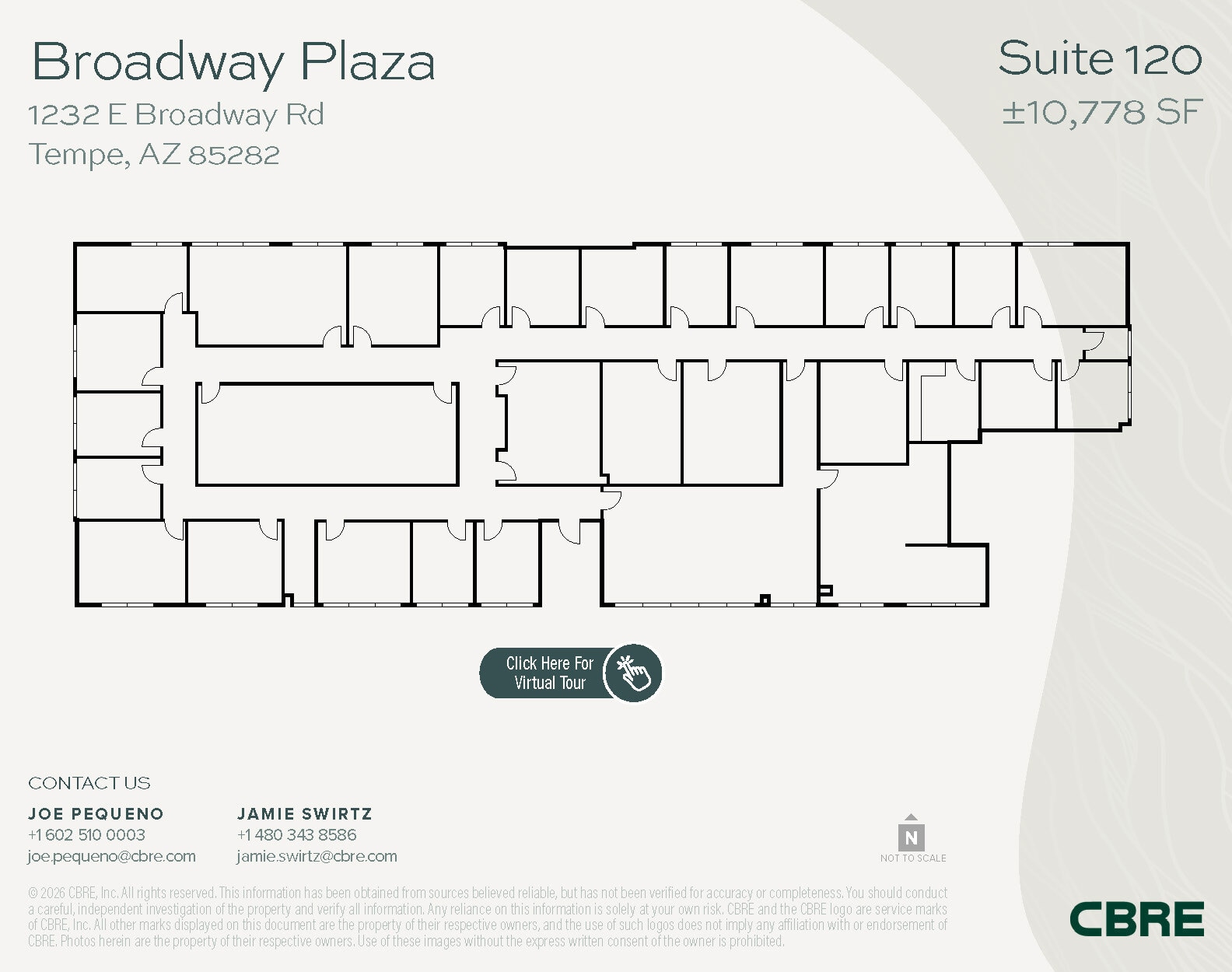 1232 E Broadway Rd, Tempe, AZ à louer Plan d’étage– Image 1 sur 1