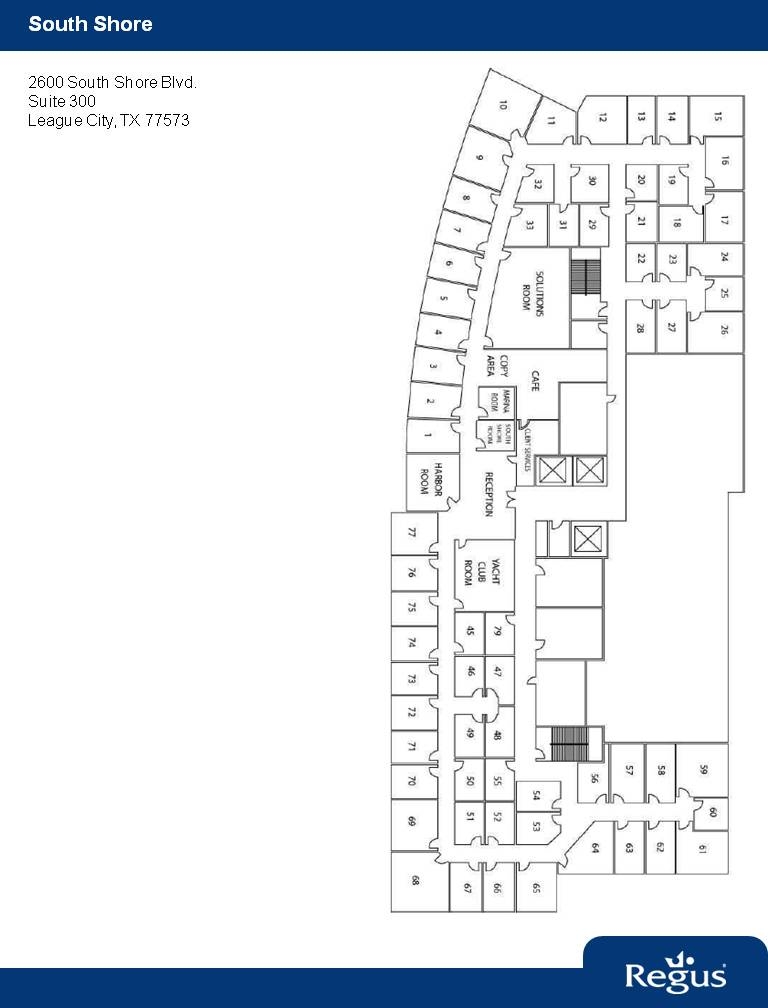 2600 S Shore Blvd, League City, TX à louer Plan d’étage– Image 1 sur 1