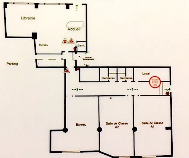 Bureau dans Paris à louer - Plan d’étage – Image 3 sur 3