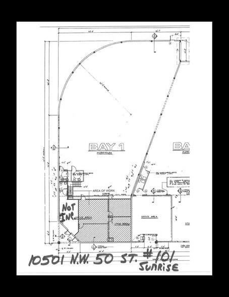 10501 NW 50th St, Sunrise, FL à louer - Plan d’étage – Image 2 sur 7