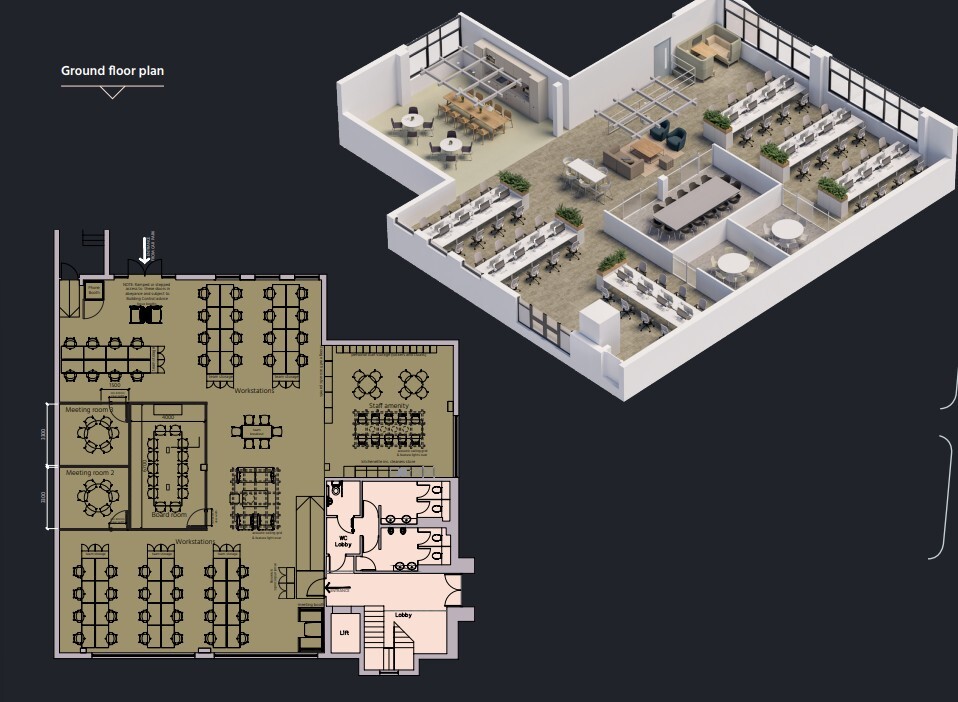 Elstree Way, Borehamwood à louer Plan d’étage– Image 1 sur 3