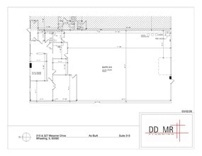 281-339 Messner Dr, Wheeling, IL à louer Plan de site– Image 2 sur 2