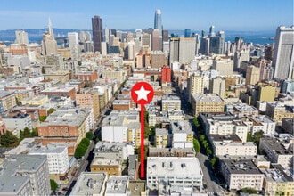 736 Hyde St, San Francisco, CA - Vue aérienne vue de carte - Image1