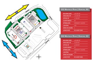 Plus de détails pour 252 Plemmons Rd, Duncan, SC - Industriel/Logistique à louer