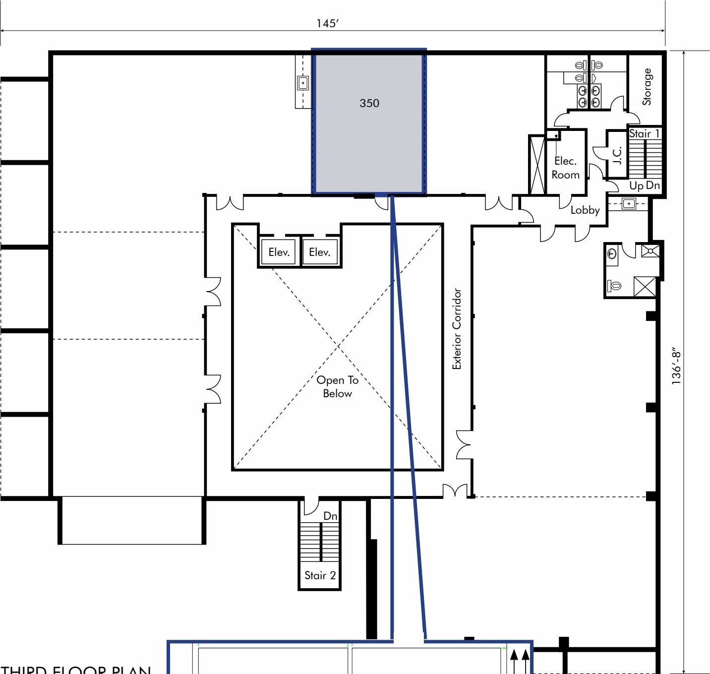 7200-7202 Greenleaf Ave, Whittier, CA à louer Plan d’étage– Image 1 sur 2