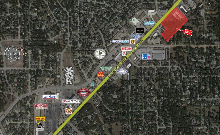4007 Colleyville Blvd, Colleyville, TX à louer - Photo de l’immeuble – Image 1 sur 2