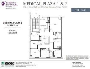 11212 State Highway 151, San Antonio, TX à louer Plan d’étage– Image 1 sur 1