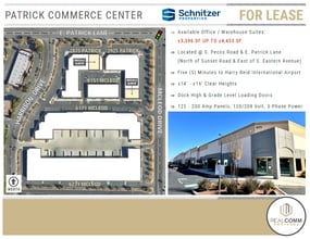 2875 E Patrick Ln, Las Vegas, NV à louer Plan de site– Image 2 sur 4