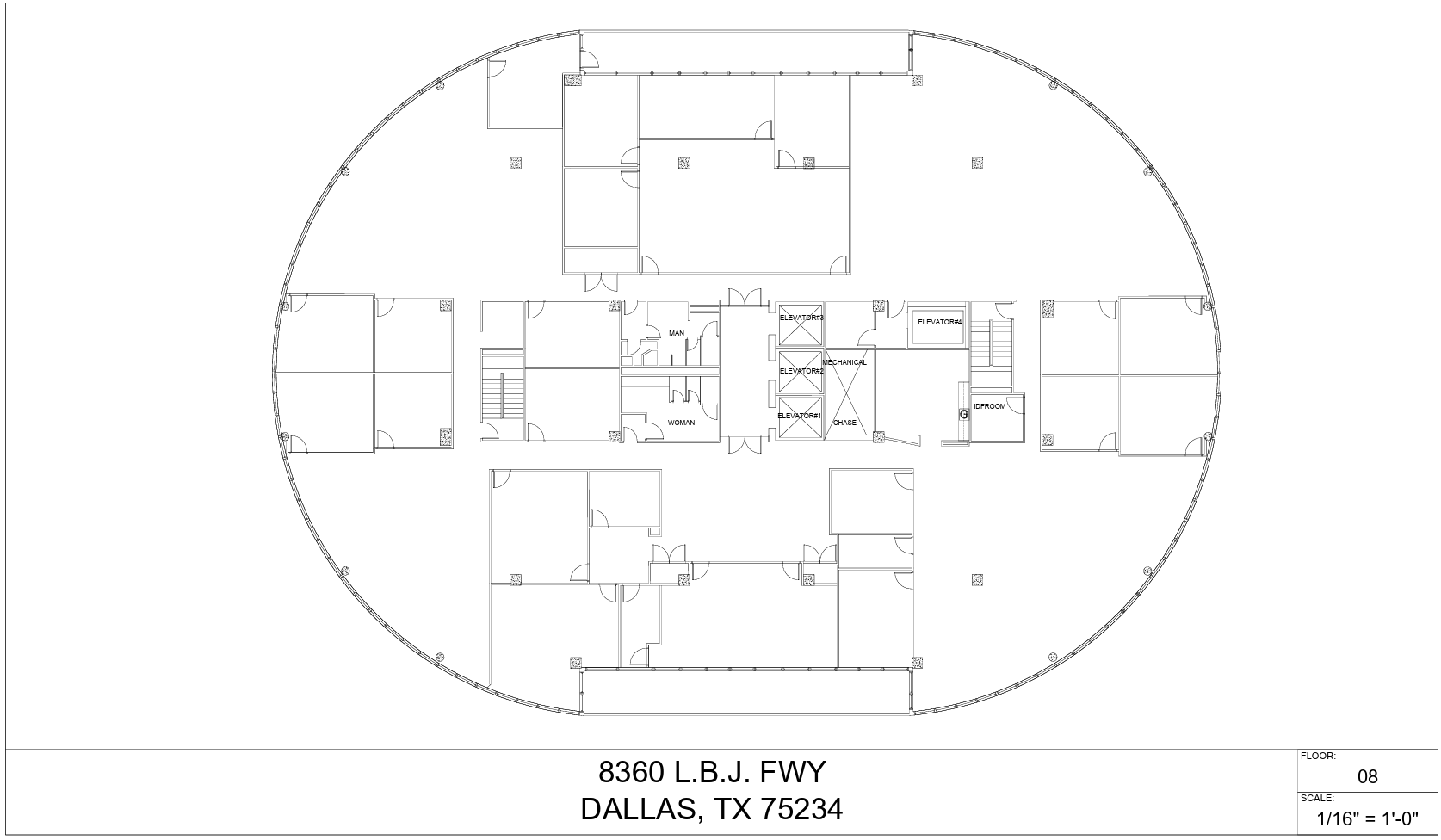 8360 Lyndon B Johnson Fwy, Dallas, TX à louer Plan d’étage– Image 1 sur 1