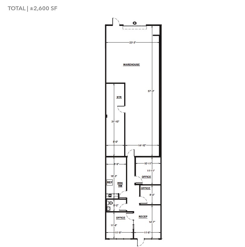 2329 W Mescal St, Phoenix, AZ à louer Plan d’étage– Image 1 sur 2