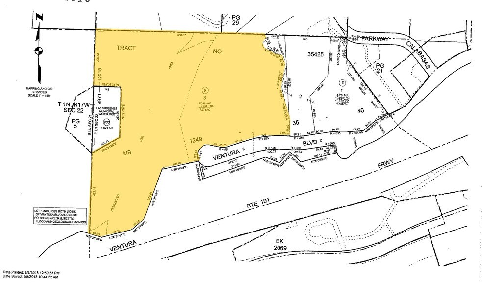 24151 Ventura Blvd, Calabasas, CA à louer - Plan cadastral – Image 2 sur 19