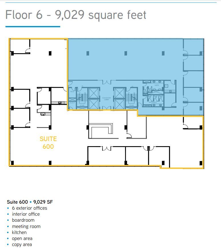 840 7th Ave SW, Calgary, AB à louer Plan d’étage– Image 1 sur 1