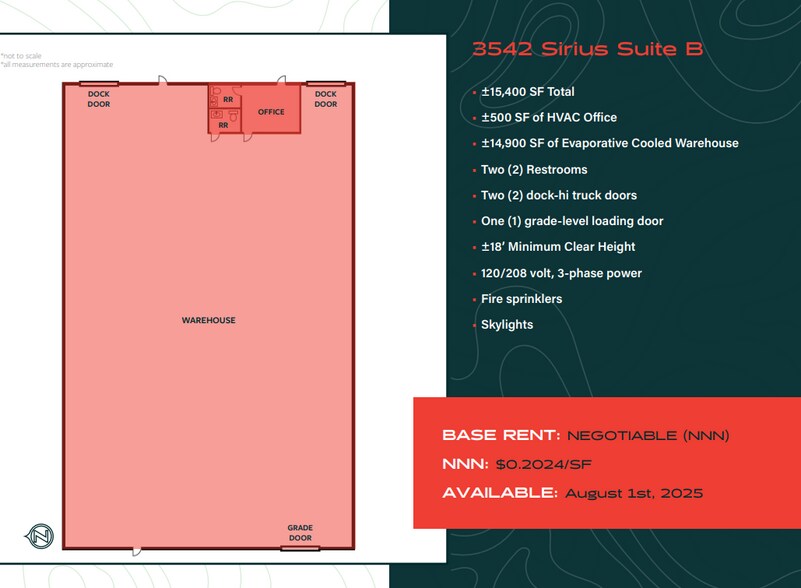 3542 Sirius Ave, Las Vegas, NV à louer - Plan d’étage – Image 2 sur 3
