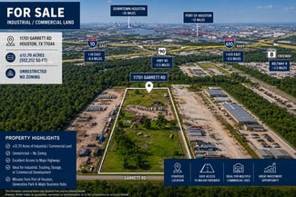 Plus de détails pour 11701 Garrett Rd, Houston, TX - Terrain à vendre