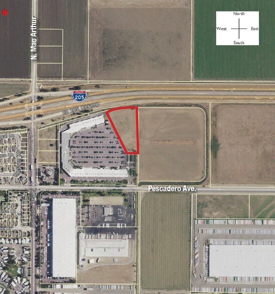1005 E Pescadero Ave, Tracy, CA à vendre - Aérien – Image 2 sur 2