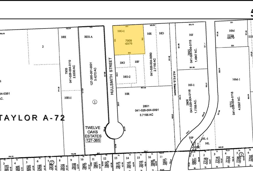 7919 Westheimer, Houston, TX à louer - Plan cadastral – Image 2 sur 2