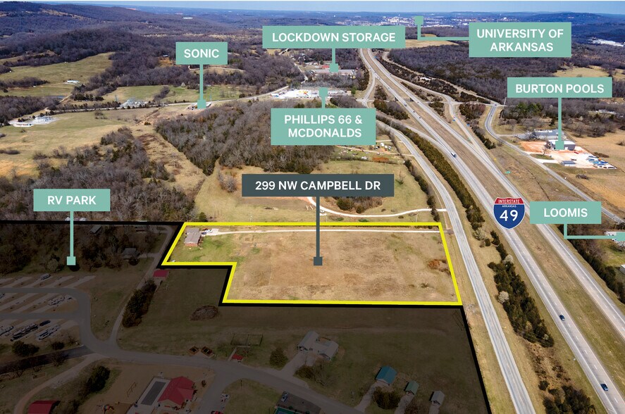 299 NW Campbell Rd, Fayetteville, AR à vendre - Photo de l’immeuble – Image 2 sur 12