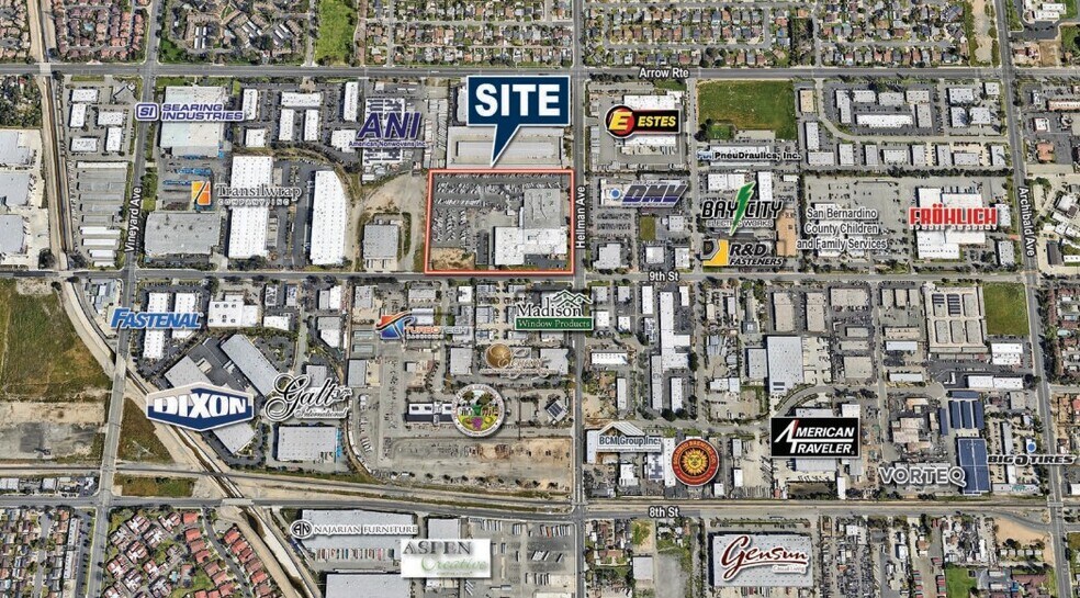 9292 9th St, Rancho Cucamonga, CA à louer - Aérien – Image 2 sur 2