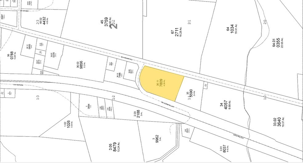 800 U.S. 221, Chesnee, SC à vendre - Plan cadastral – Image 2 sur 4