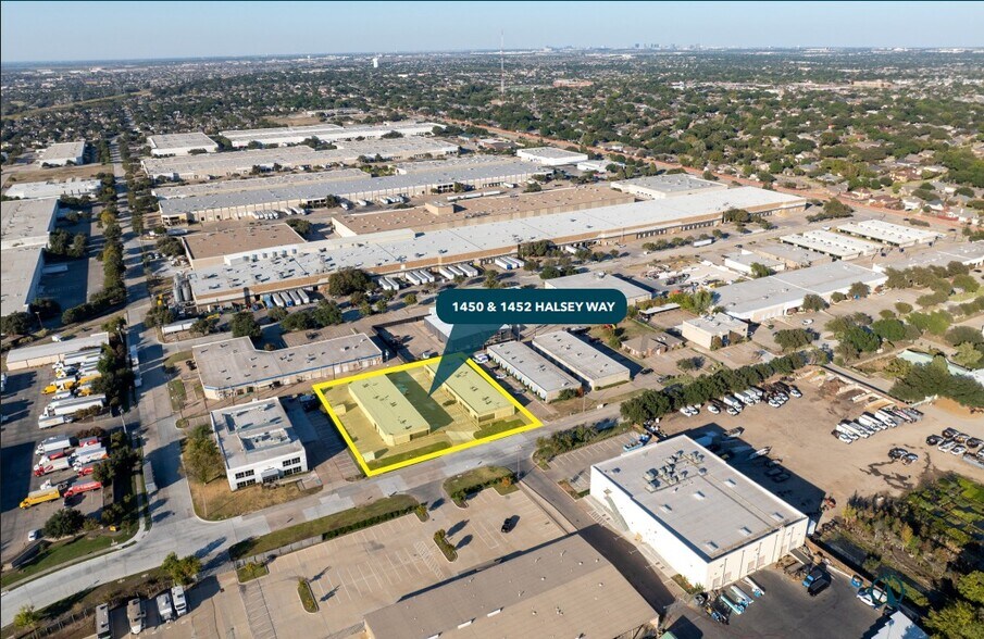 1450 & 1452 Halsey Way portefeuille de 2 biens à vendre sur LoopNet.fr - Aérien – Image 2 sur 3
