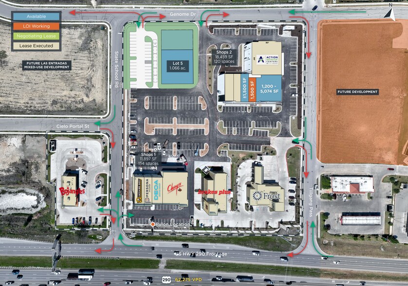 Las Entradas North, Manor, TX à louer - Plan de site – Image 2 sur 2