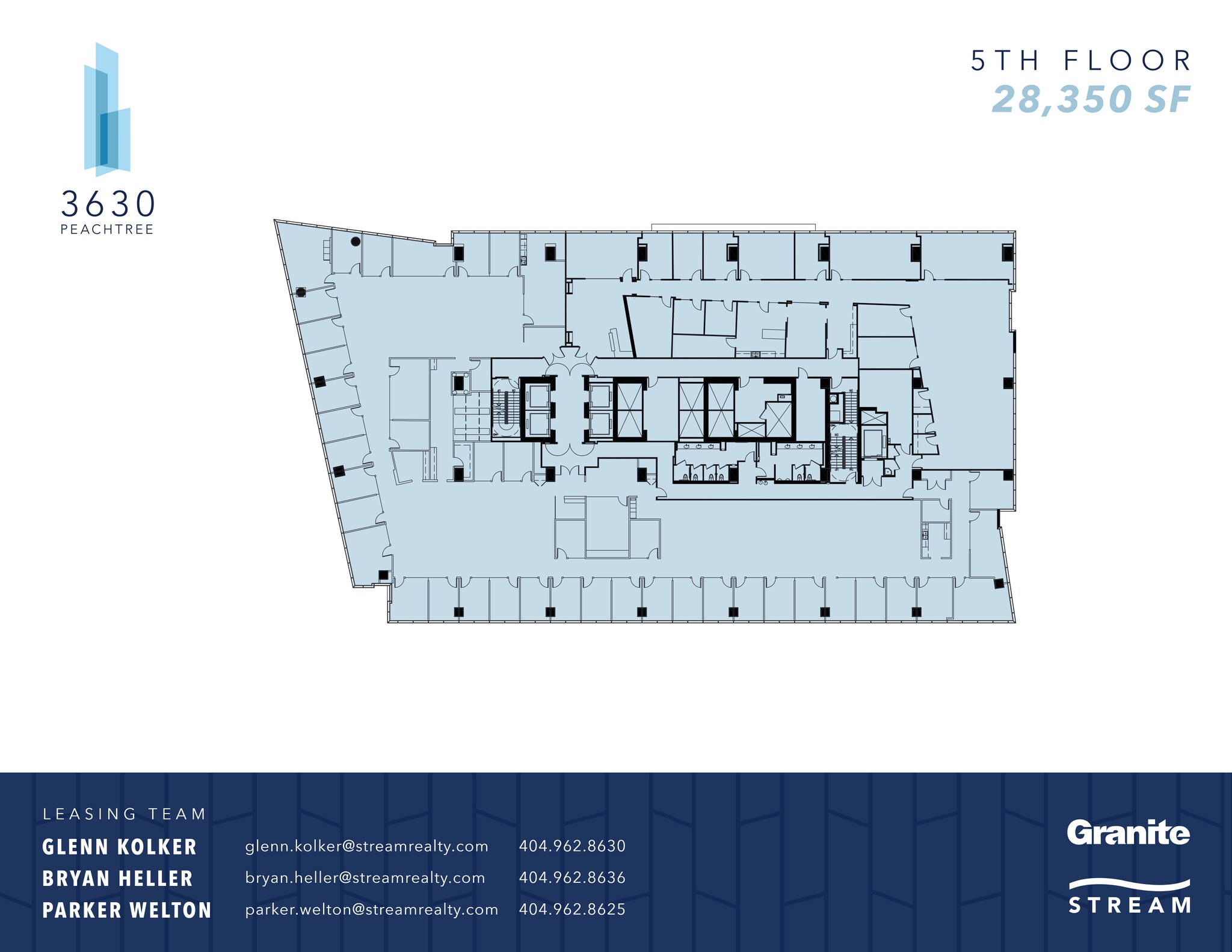 3630 Peachtree Rd NE, Atlanta, GA à louer Plan de site– Image 1 sur 4