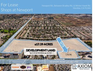 Plus de détails pour Newport Rd, Menifee, CA - Terrain à louer