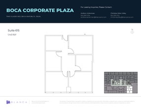 7900 Glades Rd, Boca Raton, FL à louer Plan d’étage– Image 1 sur 1