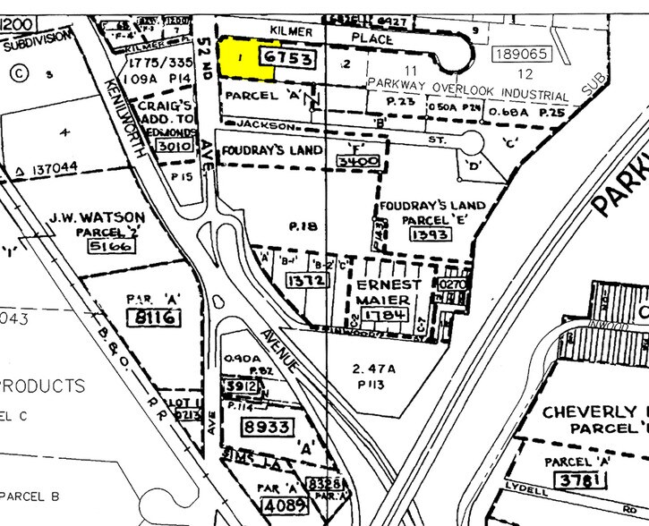 3401 52nd Ave, Hyattsville, MD à louer - Plan cadastral – Image 2 sur 5