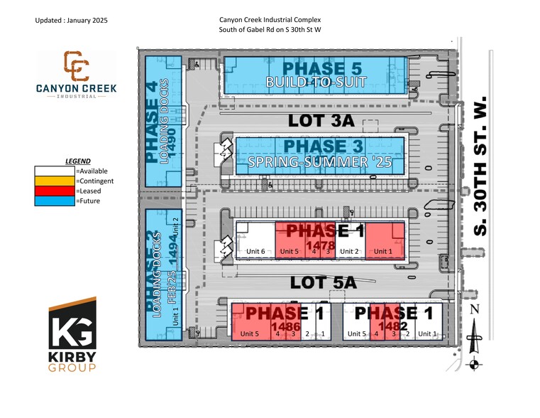 1474-1494 S 30th St W, Billings, MT à louer - Plan de site – Image 3 sur 3