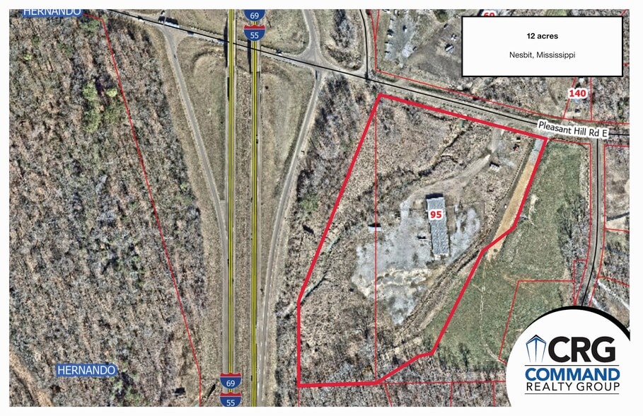 95 Pleasant Hill Rd, Nesbit, MS à louer - Aérien – Image 1 sur 4