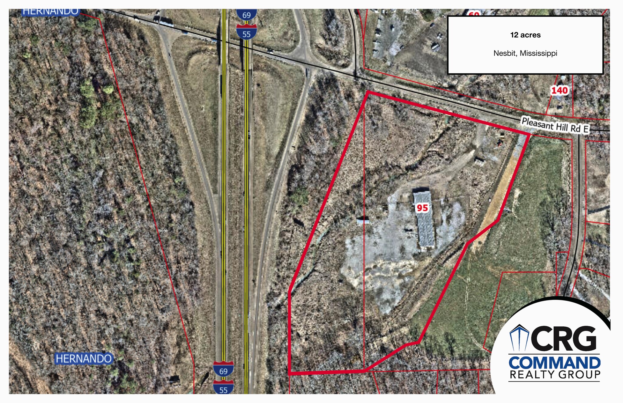 95 Pleasant Hill Rd, Nesbit, MS à louer Aérien– Image 1 sur 5