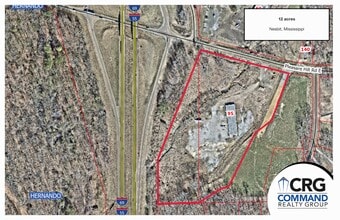 95 Pleasant Hill Rd, Nesbit, MS - VUE AÉRIENNE vue de carte