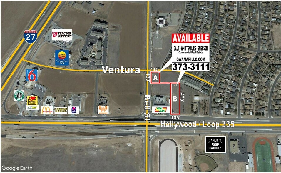 Bell at Hollywood - NEC, Amarillo, TX à vendre - Photo de l’immeuble – Image 1 sur 1