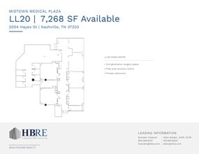 2004 Hayes St, Nashville, TN à louer Plan de site– Image 1 sur 1