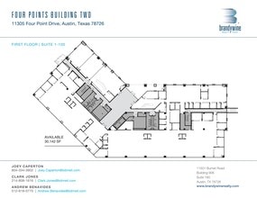 11305 Four Points Dr, Austin, TX à louer Plan de site– Image 1 sur 1