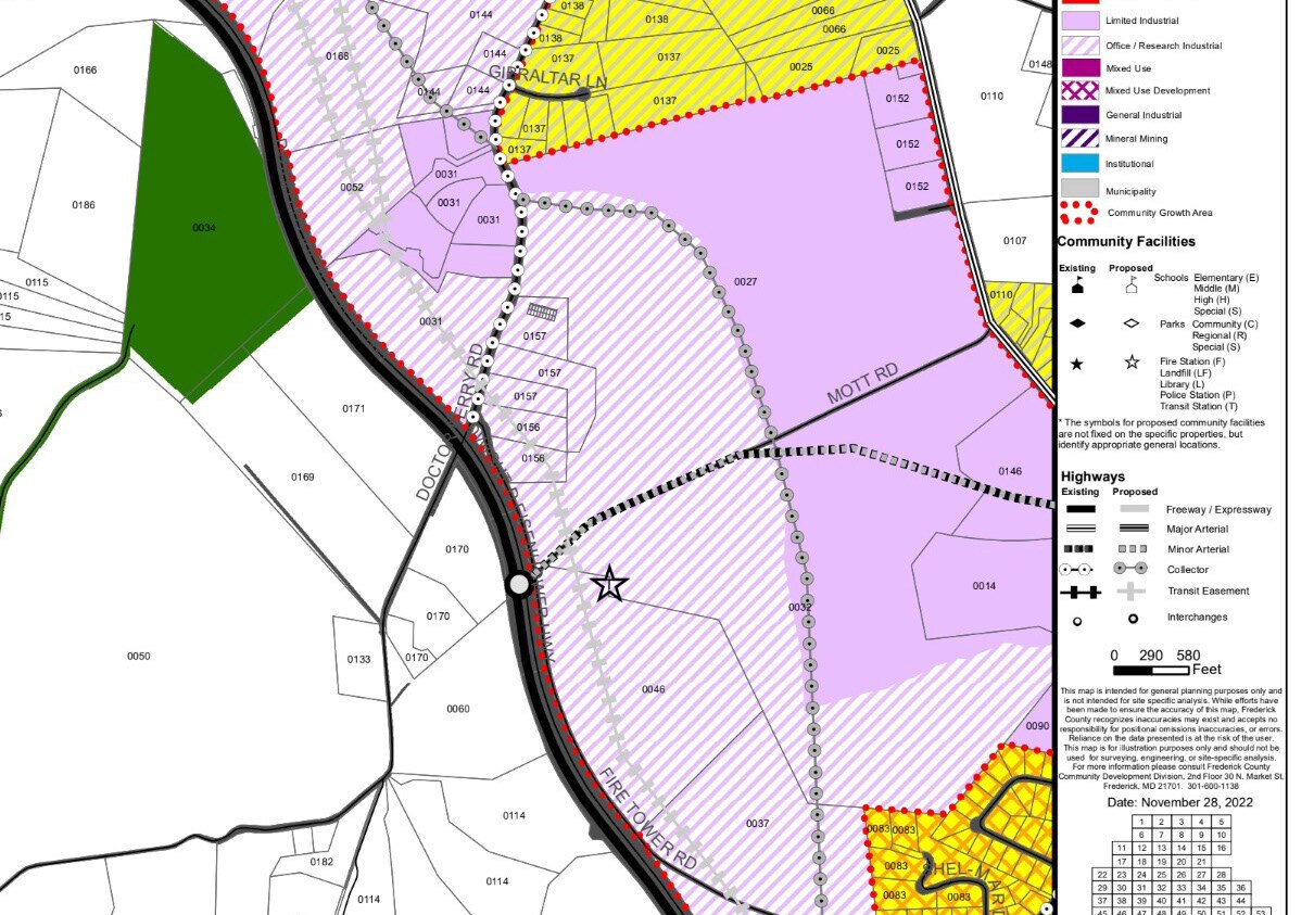 Fire Tower Rd, Frederick, MD à vendre Plan cadastral– Image 1 sur 5