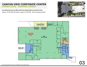 4990 Viewridge Ave, San Diego, CA à louer Plan d’étage– Image 2 sur 2