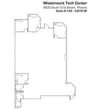9831 S 51st St, Phoenix, AZ à louer Plan d’étage– Image 1 sur 11