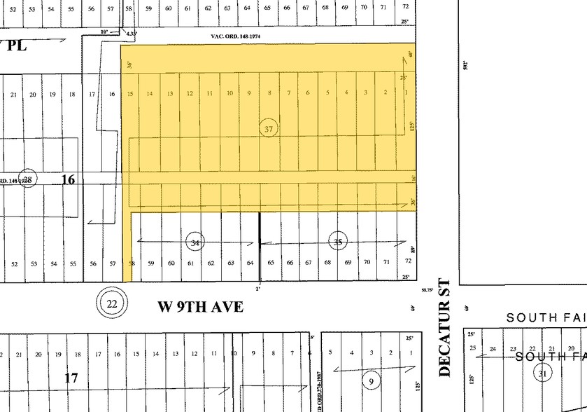 953 Decatur St, Denver, CO à louer - Plan cadastral – Image 3 sur 5