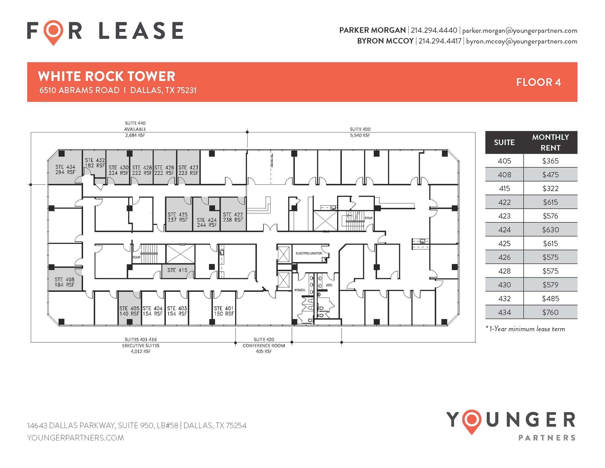 6510 Abrams Rd, Dallas, TX à louer Plan d’étage– Image 1 sur 1