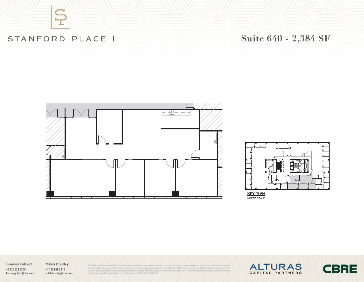 8055 E Tufts Ave, Denver, CO à louer Plan d’étage– Image 1 sur 1