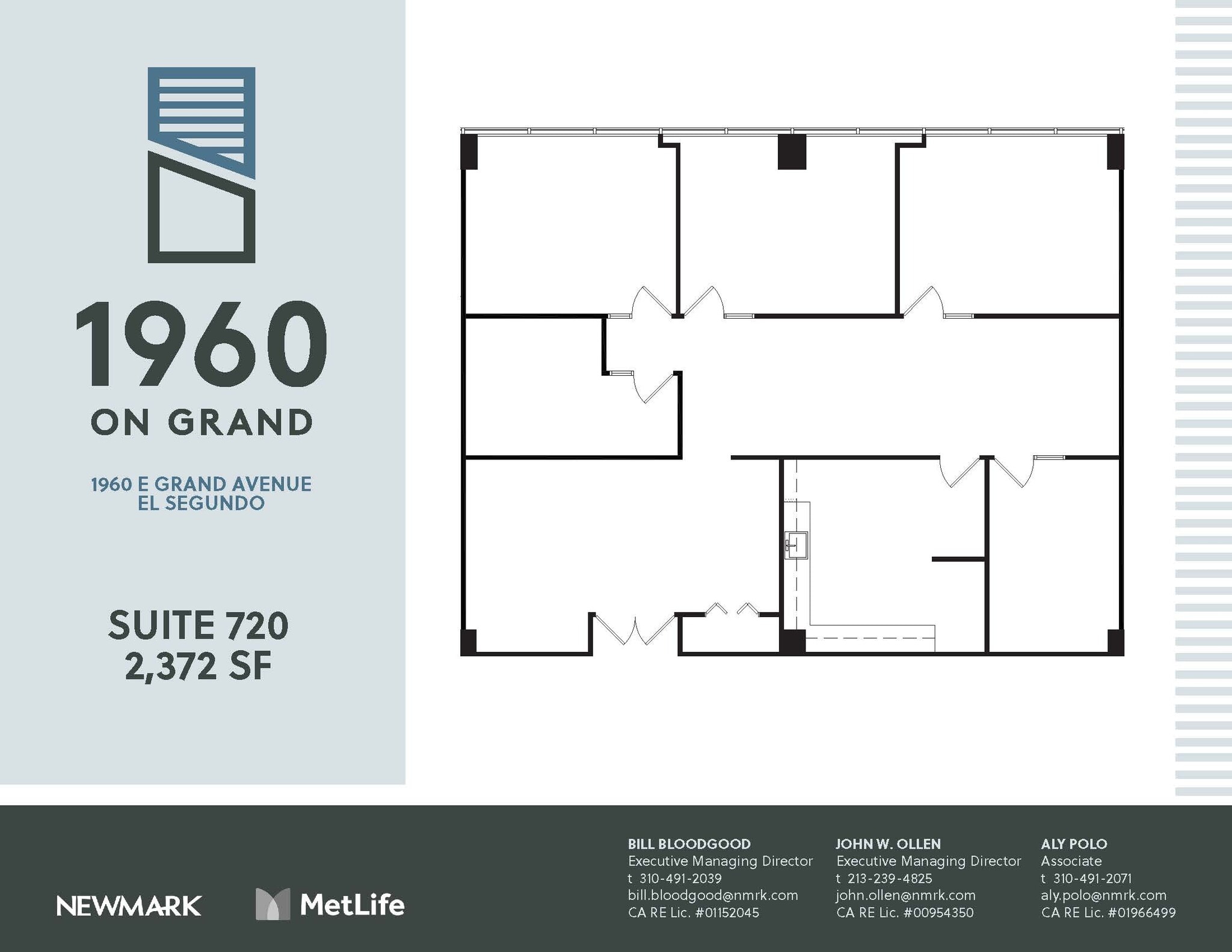 1960 E Grand Ave, El Segundo, CA à louer Plan d’étage– Image 1 sur 1