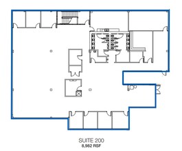 7001 Pinecrest Rd, Raleigh, NC à louer Plan d’étage– Image 1 sur 2