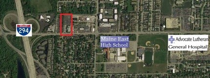 2434 E Dempster St, Des Plaines, IL - VUE AÉRIENNE  vue de carte